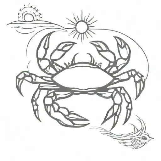 Crab And Sun