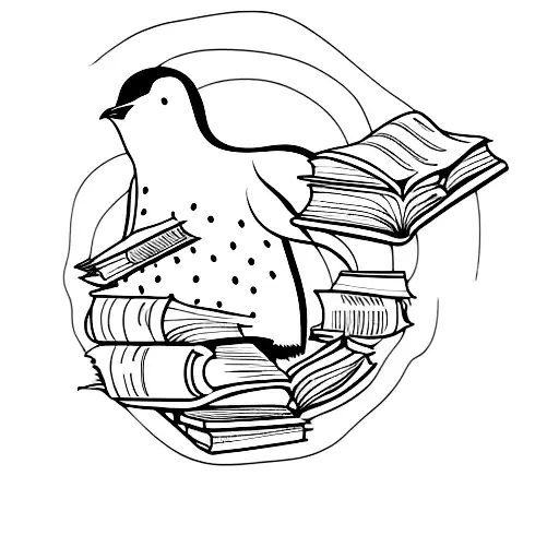 Penguin With Book