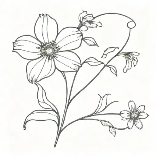 Semicolon Wildflower