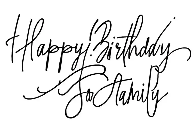 Birthday From Family