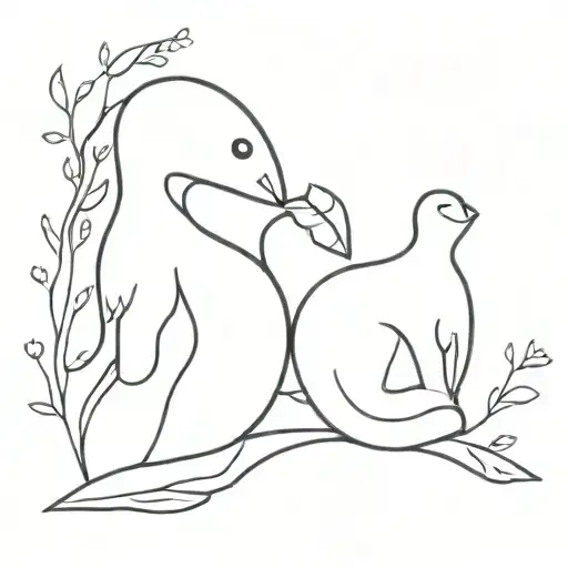 Incorporate The Idea Of Friendship And Self-growth In A Minimalist Tattoo Design