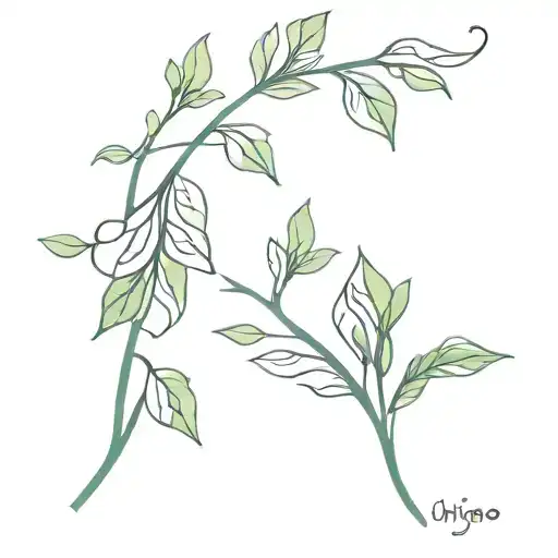 Virgo And The Branch And Leaf