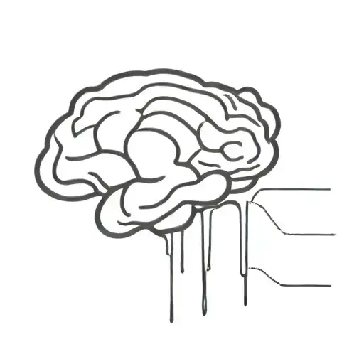 Melting Brain Connected Line