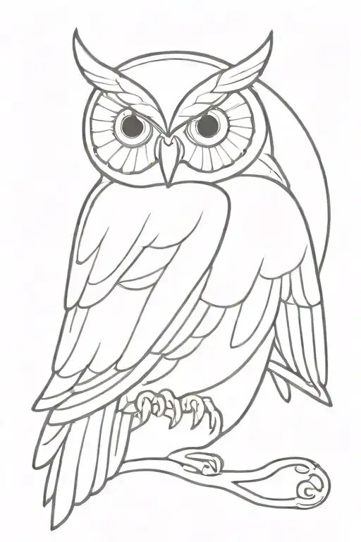 Athena Owl Symbol