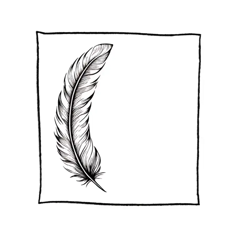 Feathered Pen Writing