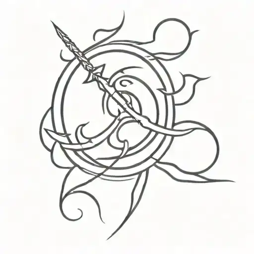 Maharasthrian Warrior Symbol Intertwined