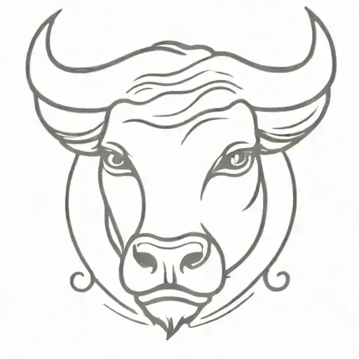 Taurus Bull Half Face
