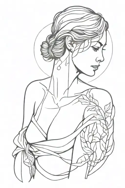 Lost Father Tattoo Minimalistic