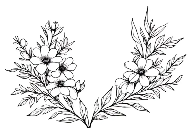 Birth Flower Bouquet