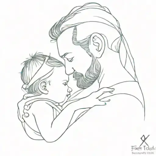 Father And Baby Girl