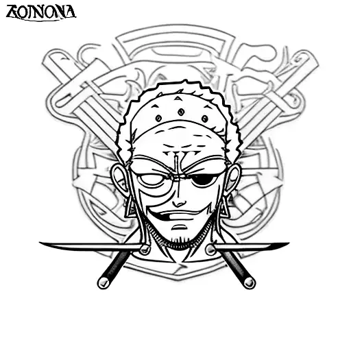 Roronoa Zoro Bandana And Earrings