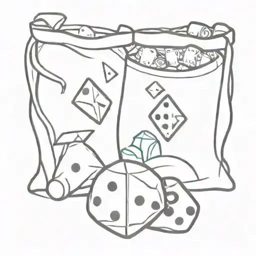 Money Bag Dice Smoke