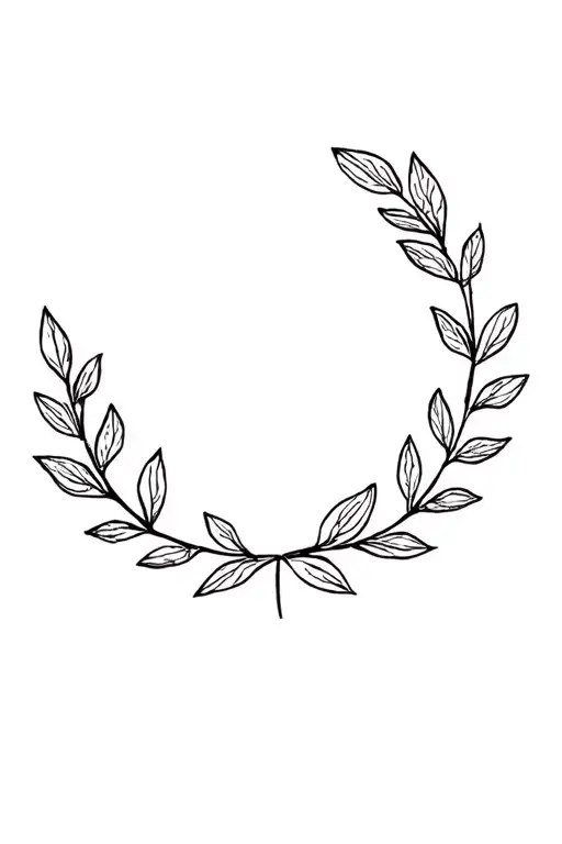 Laurel Leaf Wreath Combined