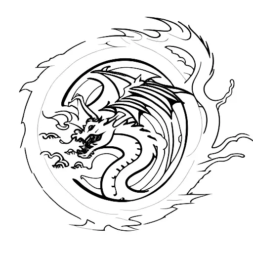 Dragon Breating Fire