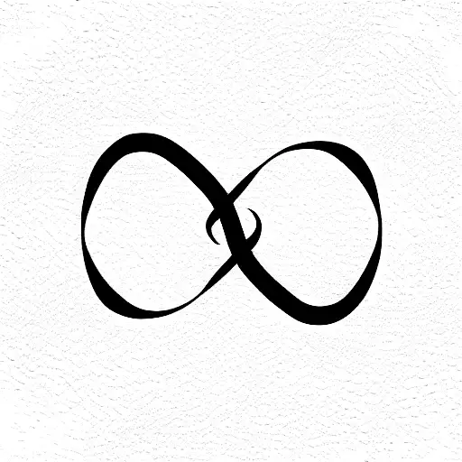 Infinity Symbol That Says Santi Amalia
