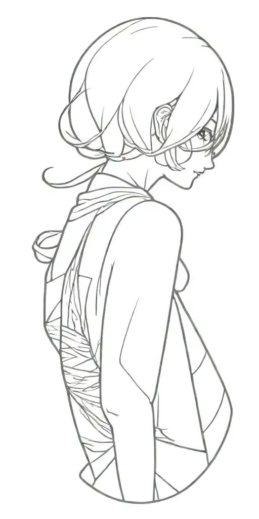 Anime Woman In Dress