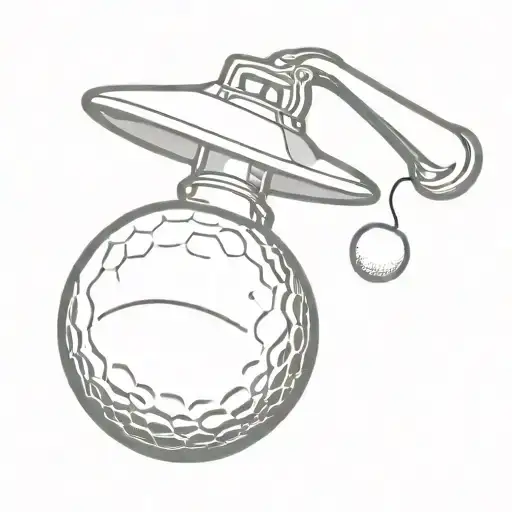 Bell With Golf Ball For Clapper