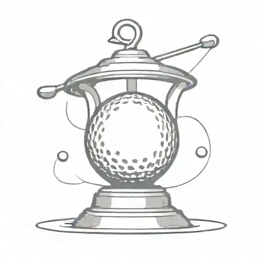 Ringing Bell With Golf Ball For Dinger