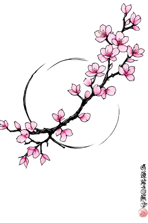 Moon Cherry Blossom