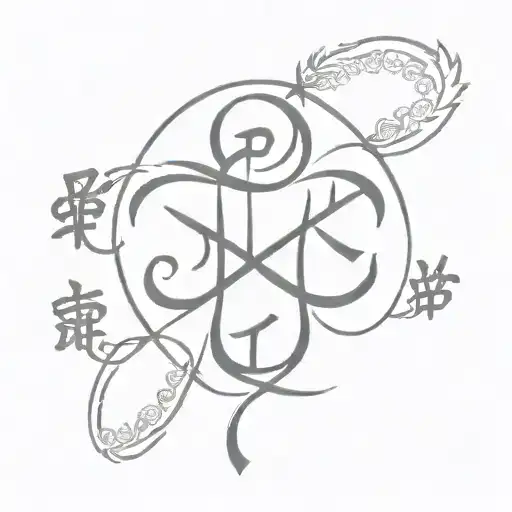 Japenese Kanji Never Give Up And Black Clover