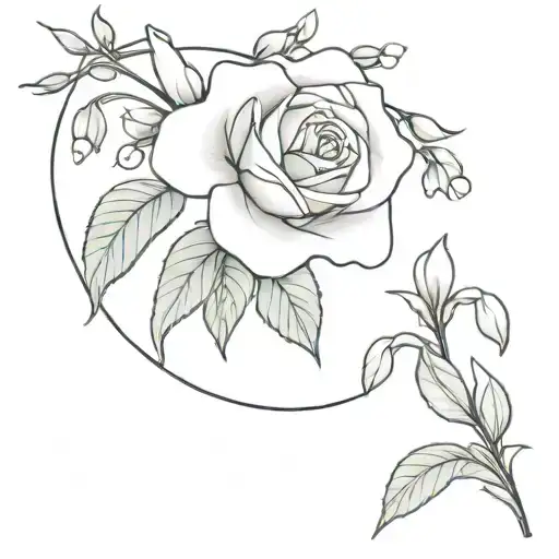 One Rose And Lily Of The Valley