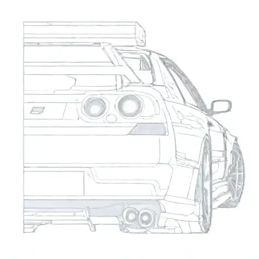 Skyline Gtr R34 Car Racing
