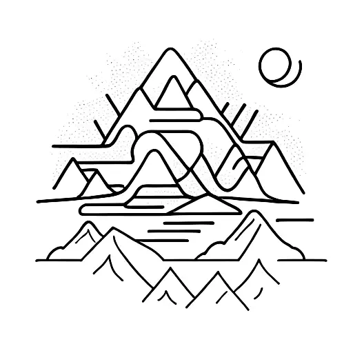 Mountain Beach Sunrise Sunset