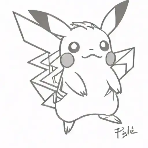 Create A Tattoo Of Pikachu Pokemon