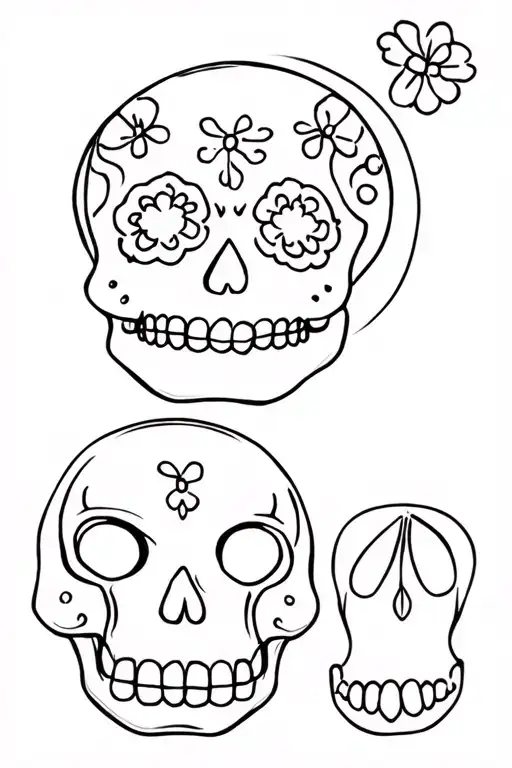 Sugar Skull With Something Cute