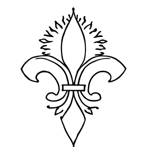Fleur-de-lis And Sun