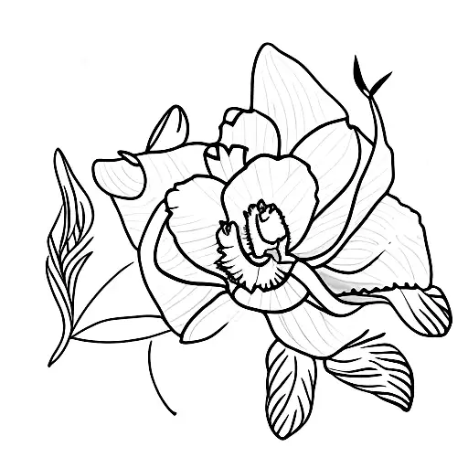 Daffodil With Cardinal