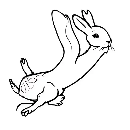 Turtle Kicks Rabbit