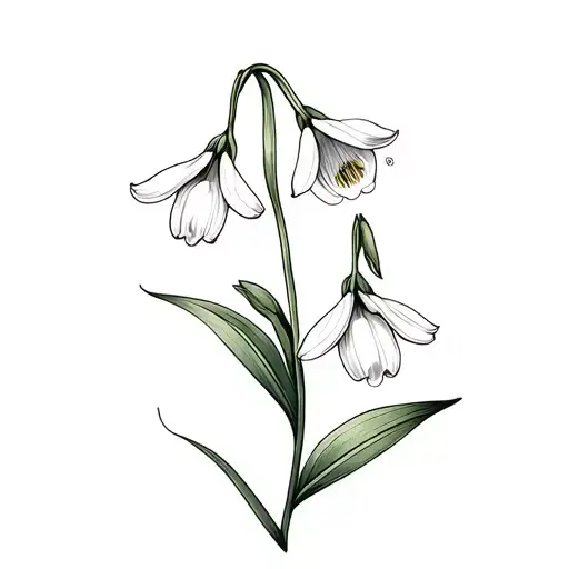 Lilly Of The Valley And Narcissus Flower Little