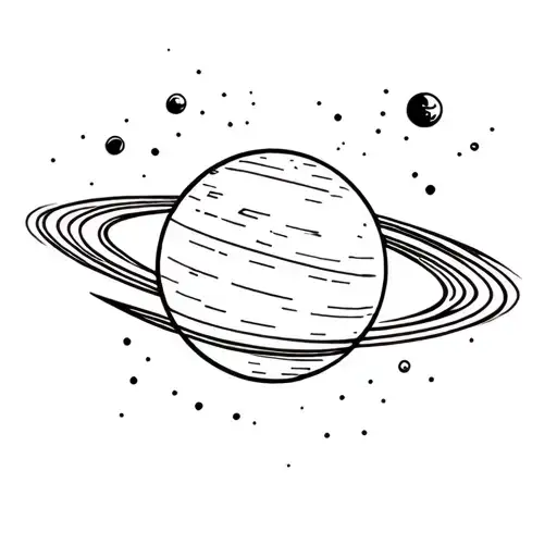 Planet In The Space Universe