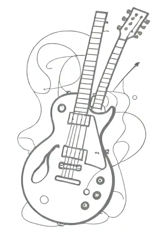 Les Paul Shapes Guitar Stylistic