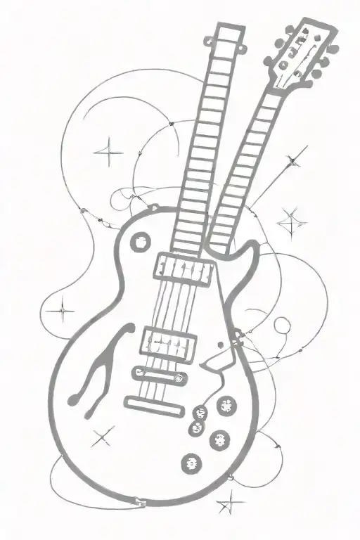 Les Paul Shapes Guitar Stylistic