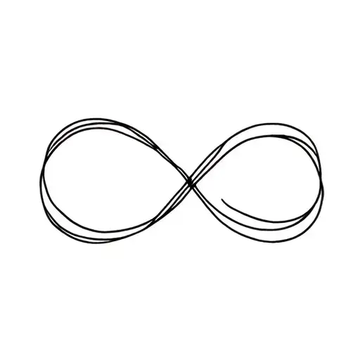 Infinity Ocean Waves Heartbeat Line