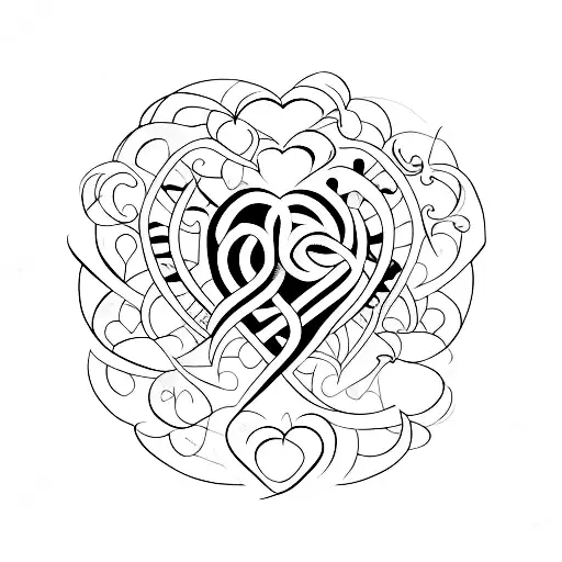 Word Ava In The Shape Of A Heart