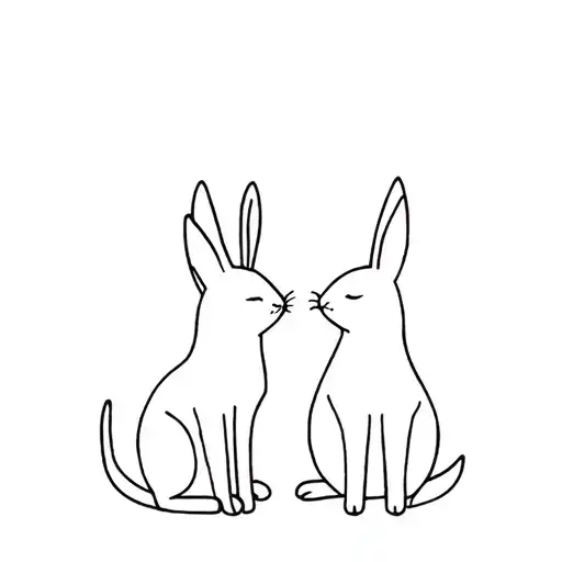 Cat And Rabbit