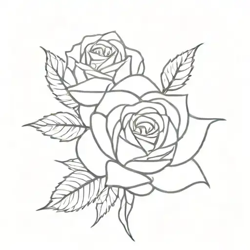 Rose With Stem And Xo