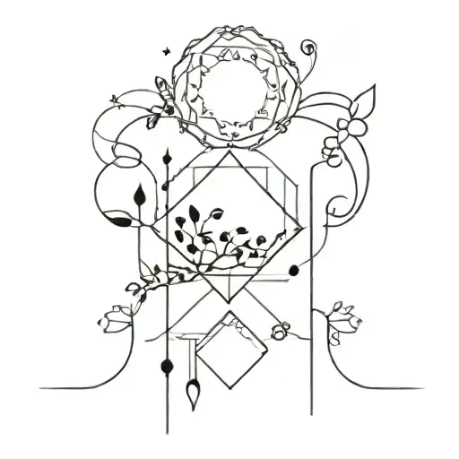 Tattoo Black Line Nordic Designs Inspired