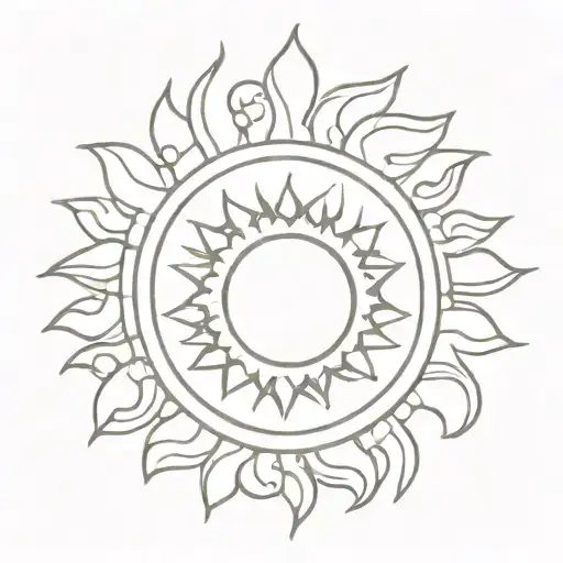 Sun With Infinite Strength Inspired