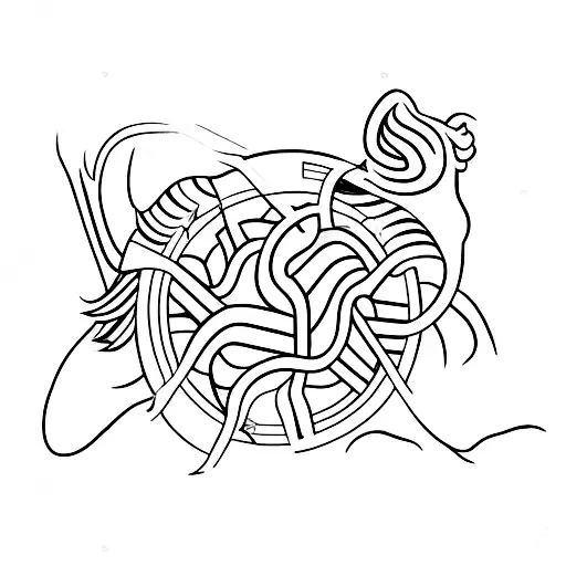 Single Line Motorbike