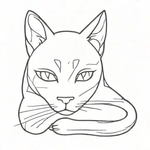 Incorporate Cat Ears Into A Minimalist Art Design