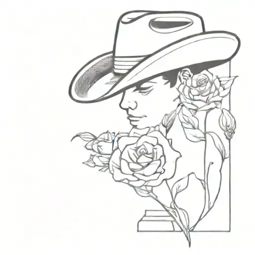 Cowboy Hat Growing Flowers