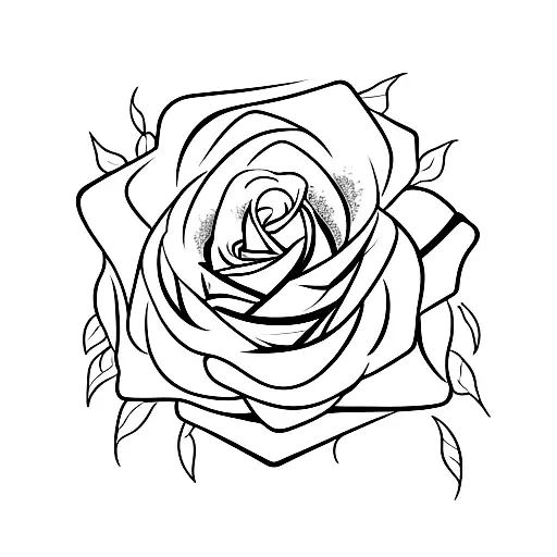 Rose And Ace Of Heart