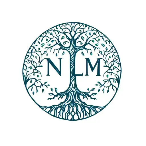 Tree Of Life With The Letters Nlm