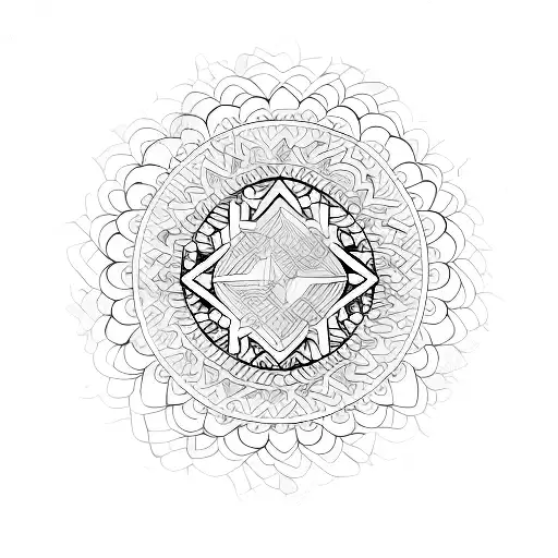 444 In The Style Of An Ankle Bracelet