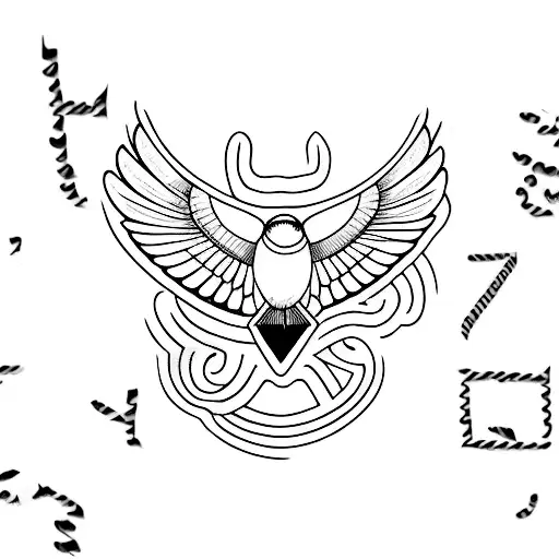 A Bird In The Shape Of The Letter V