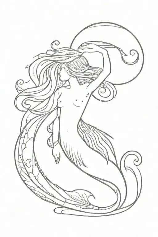Mermaid Semicolon